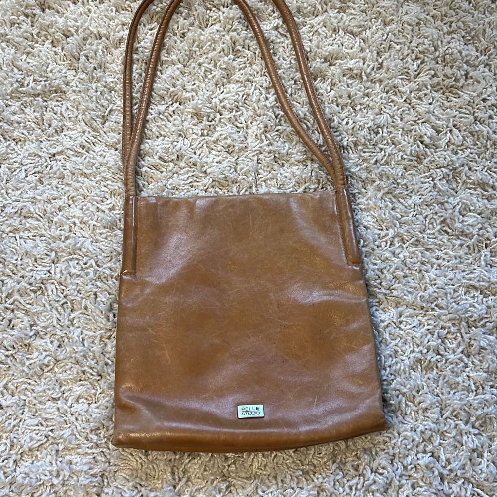 Beautiful Leather Purse, Shoulder Bag, Sleek, Minimalistic, Pelle Studio, Wilson